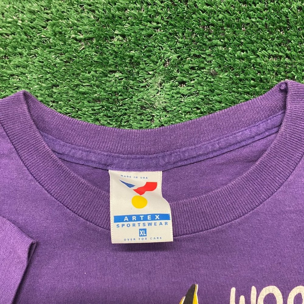 Vintage 80s Essential Peanuts Woodstock Comic AOP T-Shirt - Picture 5 of 6